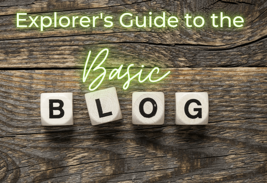 READ ME: Explorer’s Guide to the Basic Blog